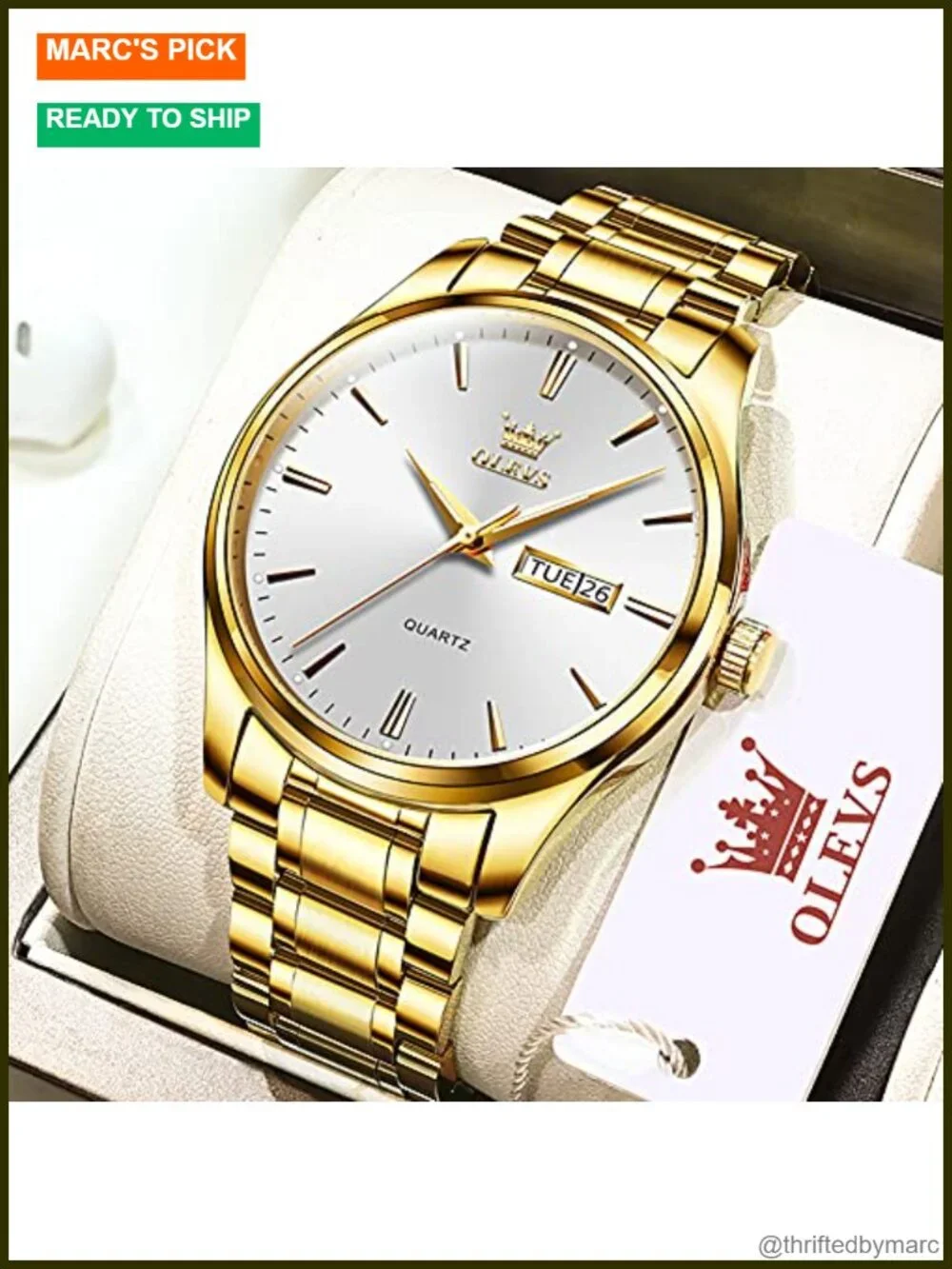 Analog Quartz Business Dress Watch Day Date Stainless Steel Luminous Waterproof